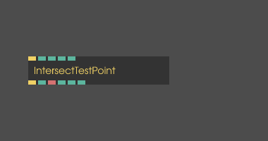 op IntersectTestPoint