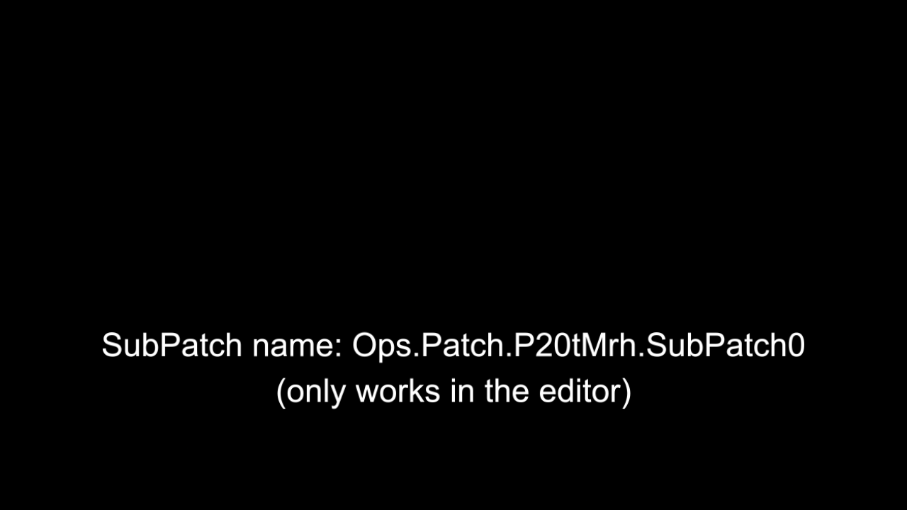 screenshot Ops.Cables.GetSubPatchName